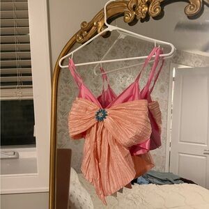 LoveShackFancy Vima Crop Top - Size 4 NWT